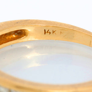 Nine Diamonds 14K Yellow Gold Ring Size 6