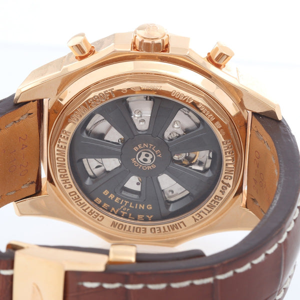 Breitling Bentley BarNato Racing Men's 18k Rose Gold Chronograph Watch