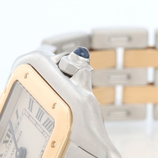 Cartier Panthere Ladies 2-Tone 2-Row Steel & Gold Watch W25029B6