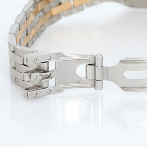 Cartier Panthere Ladies 2-Tone 2-Row Steel & Gold Watch W25029B6