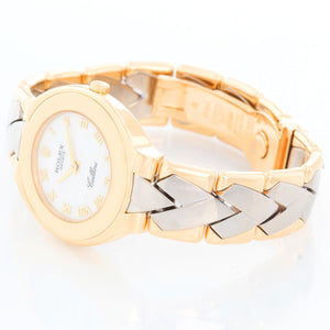 Extremely Rare Rolex Cellini Ladies 18k Yellow Gold & White Gold Watch 6651