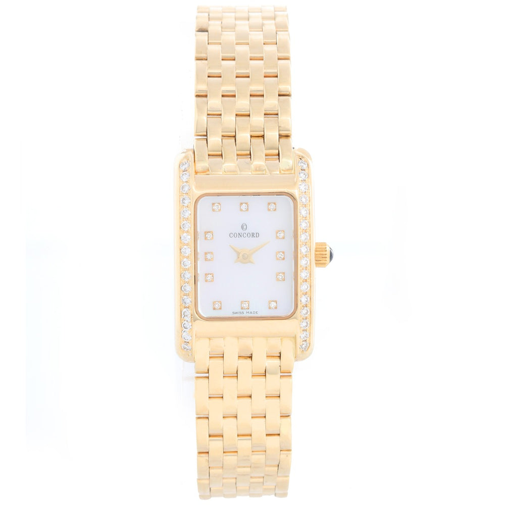 Ladies Concord 14k Gold Mother-of-Pearl Watch