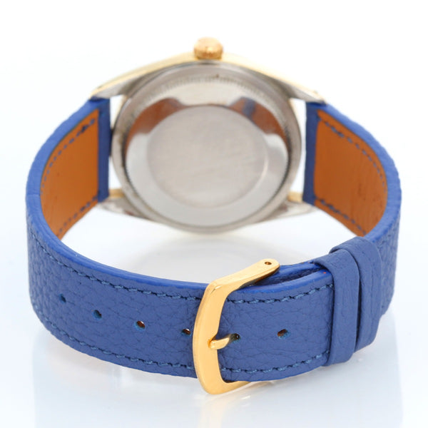 Rolex Date Men's Vintage 14k Gold Shell Watch 1550