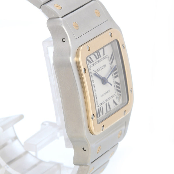 Cartier Santos Galbee XL Steel & Yellow Gold  Automatic Men's Watch W20099C4