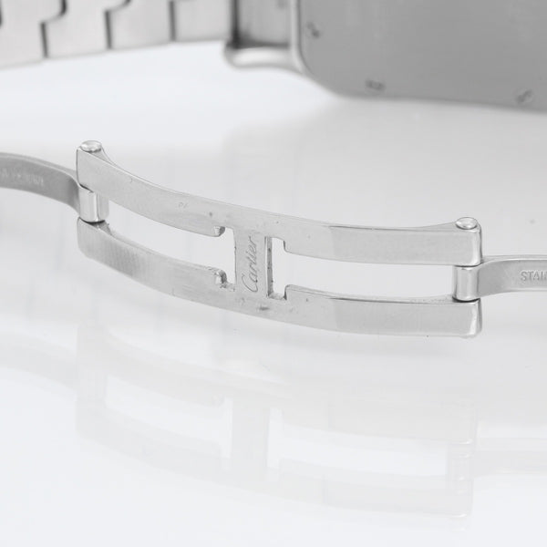 Cartier Santos Galbee XL Steel & Yellow Gold  Automatic Men's Watch W20099C4