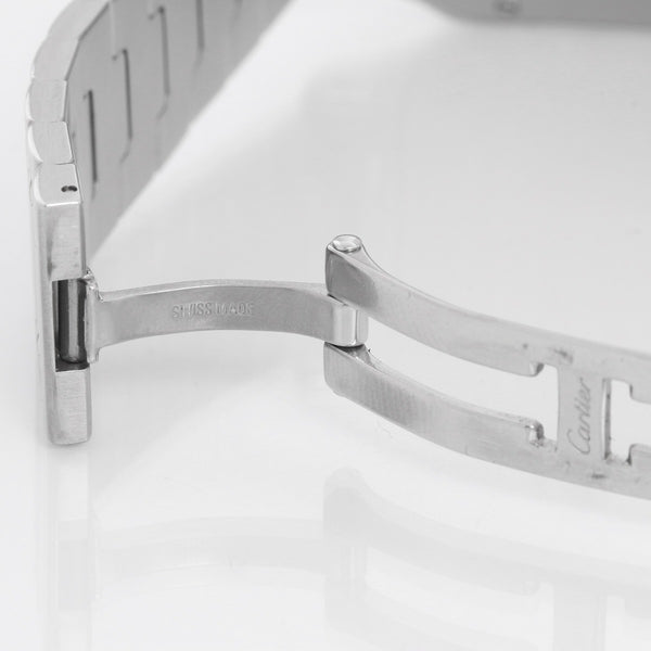 Cartier Santos Galbee XL Steel & Yellow Gold  Automatic Men's Watch W20099C4