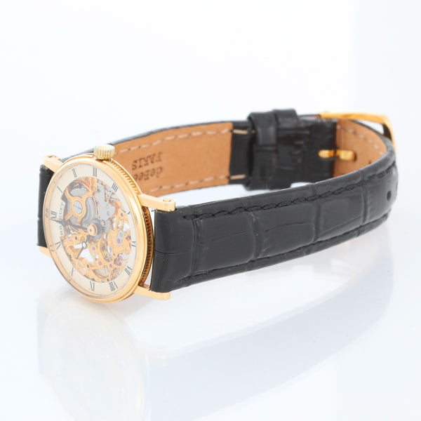Breguet Skeleton 18k Yellow Gold  Ladies