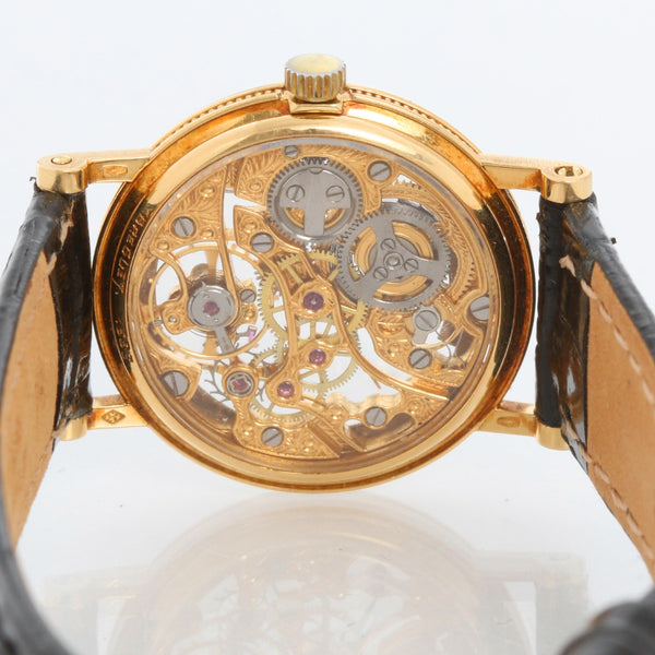 Breguet Skeleton 18k Yellow Gold  Ladies