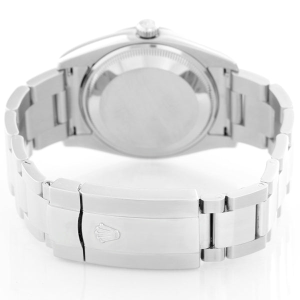 Rolex Date Oyster Perpetual Blue Dial 115200 Men's Watch