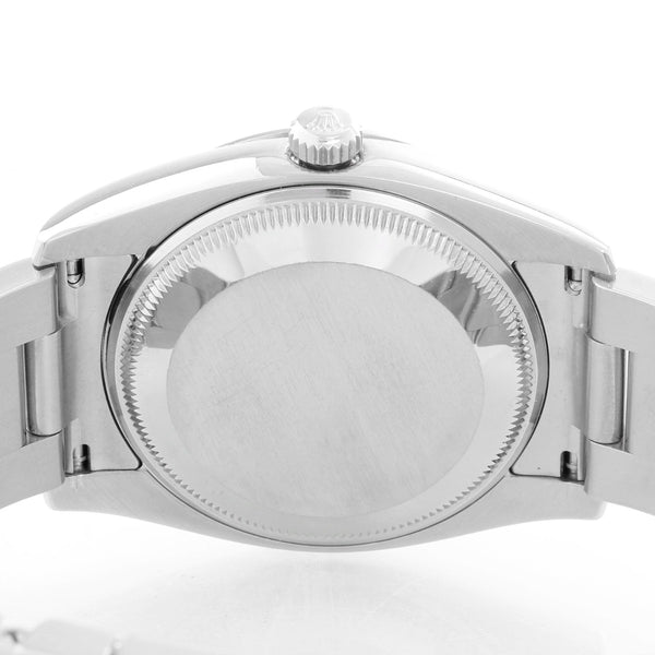 Rolex Date Oyster Perpetual Blue Dial 115200 Men's Watch