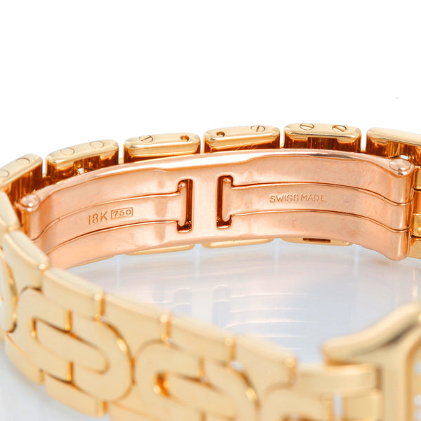 Cartier Panther Ladies 18k Yellow Gold Diamond Art Deco Watch 1280