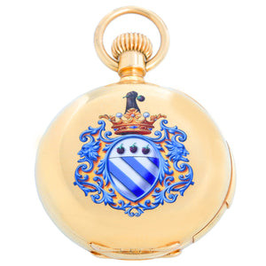 Marius Lecoultre Very Fine Gold Minute Repeater With Split Second Chronograph