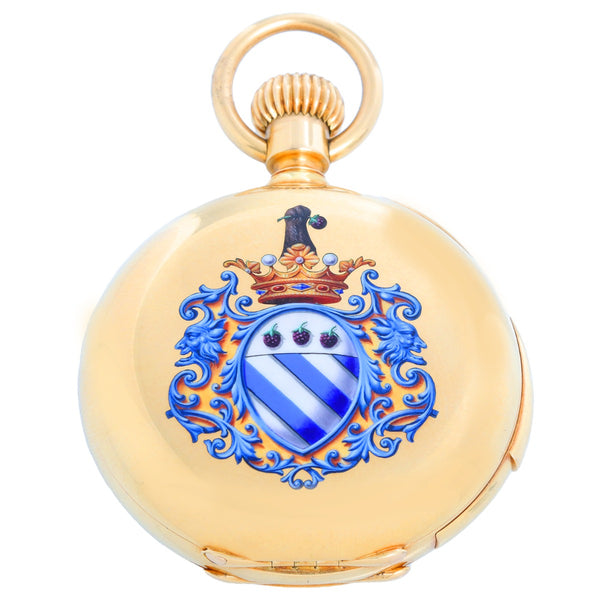 Marius Lecoultre Very Fine Gold Minute Repeater With Split Second Chronograph