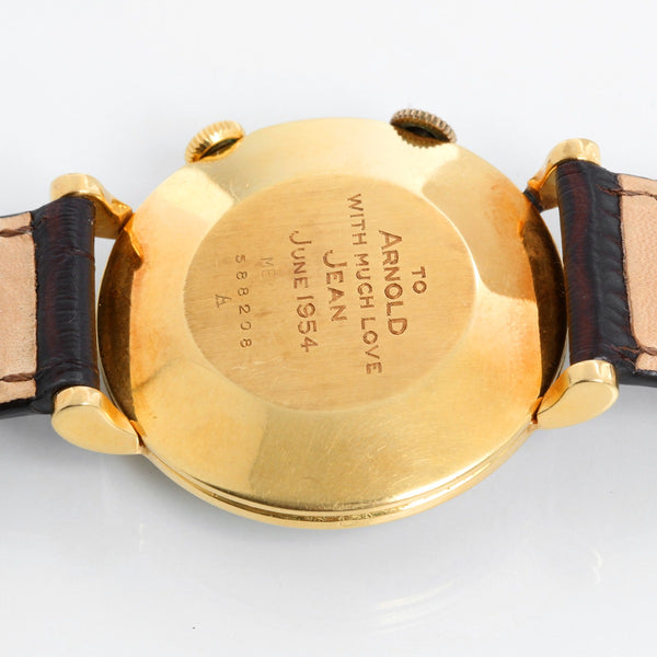 Cartier Extremely Rare 18k (E.W.C) Alarm Watch With Hollywood Provenance