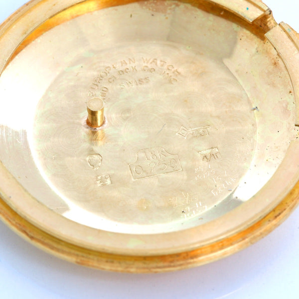 Cartier Extremely Rare 18k (E.W.C) Alarm Watch With Hollywood Provenance