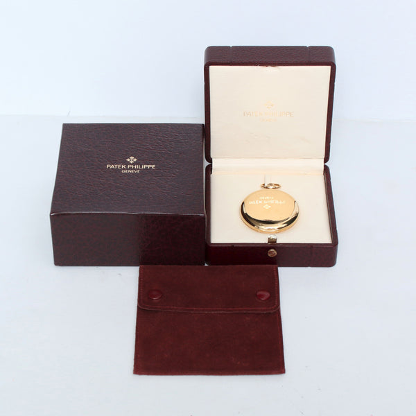 Patek Philippe 18K Yellow Gold Hunter Case Pocket Watch Ref 865
