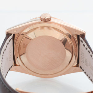 Rolex President Day-Date Men's 18k Rose Gold Watch 118135