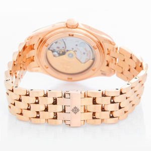 Patek Philippe Annual Calendar Men's 18k Rose Gold Moonphase Watch 5036R
