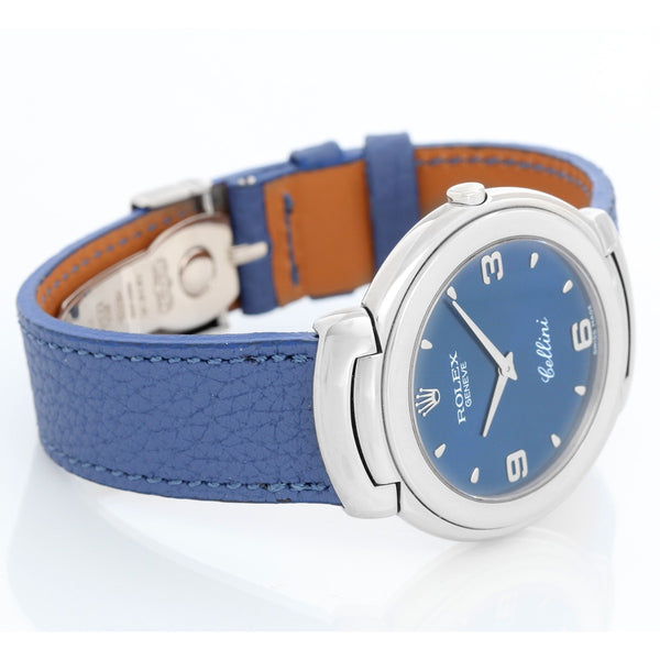 Rolex Cellini  Quartz 18k White Gold Men's Watch 6623