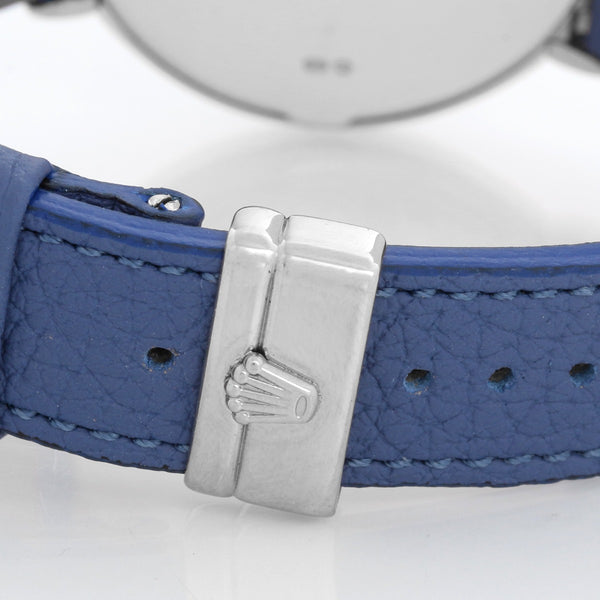 Rolex Cellini  Quartz 18k White Gold Men's Watch 6623