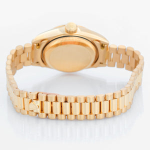 Rolex President Gold Ladies Diamond Watch 79178