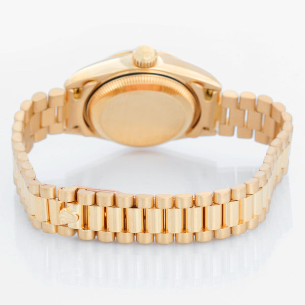 Rolex President Gold Ladies Diamond Watch 79178