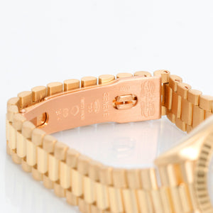 Rolex President Gold Ladies Diamond Watch 79178