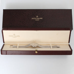 Patek Philippe Calatrava Men's 18k White Gold Watch. Ref. 3893