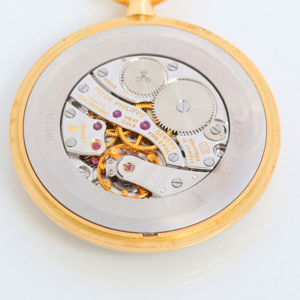 Patek Philippe & Co. 18K Gold Open Face Pendant Pocket Watch Ref. 917