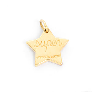 Tiffany & Co. 18K Yellow Gold Star Charm