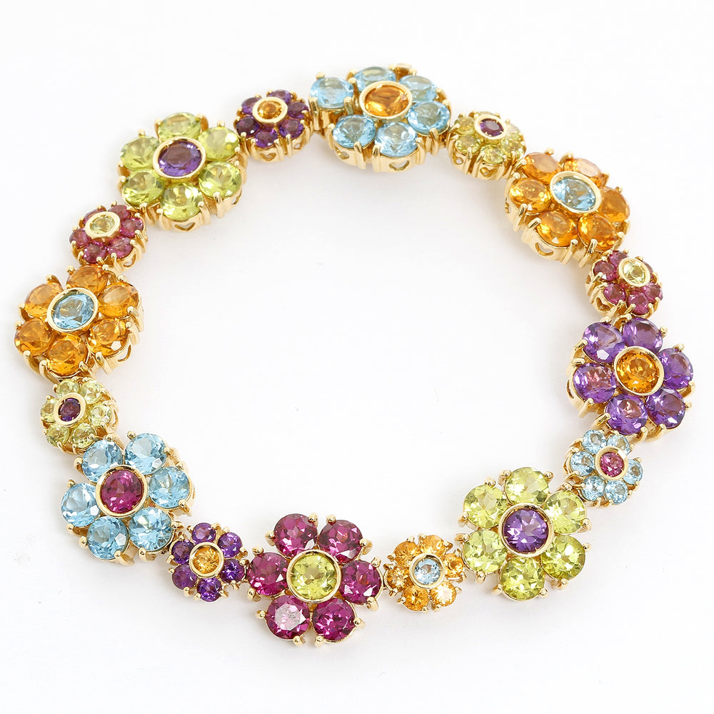 Pasquale Bruni Multistone Floral Bracelet