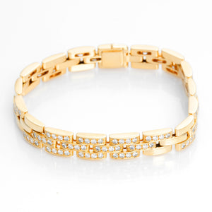 Cartier Maillon Panthere Diamond Link Bracelet