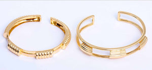 Very Rare Boucheron Vintage 18K Yellow Gold Cuff Bracelet