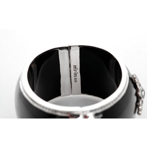 Miriam Salat Brown and White Topaz Medallion Cuff