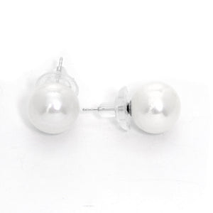 Freshwater Pearl Studs 13.22 mm