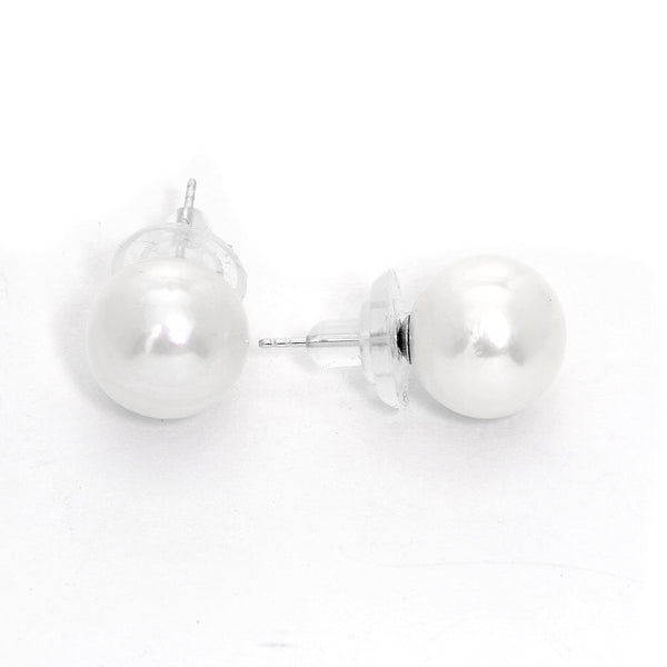 Freshwater Pearl Studs 13.22 mm