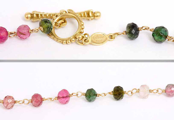 Cynthia Bach Set Tourmaline Necklace and Earpendants