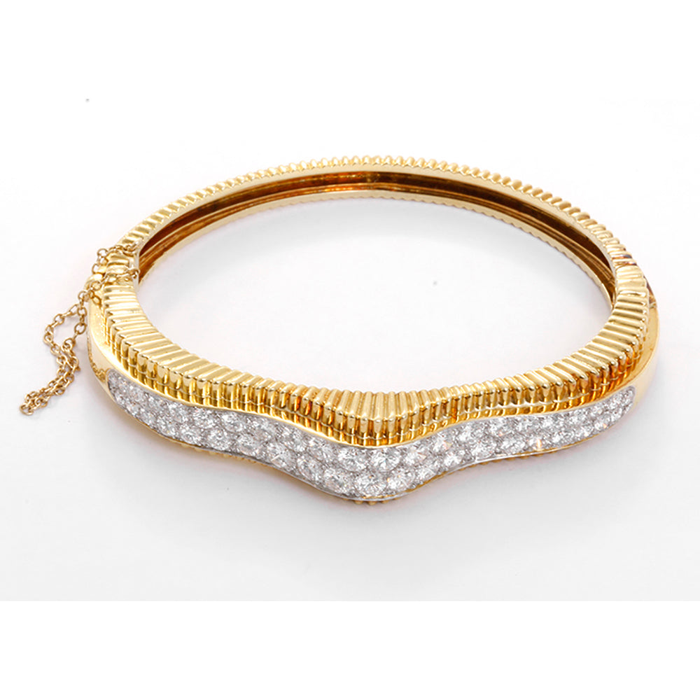 Verger for Oscar Heyman Vintage Bangle Bracelet ca.1973