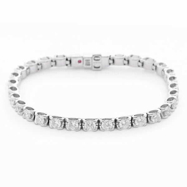 Roberto Coin 18K White gold Cento Collection Tennis Bracelet