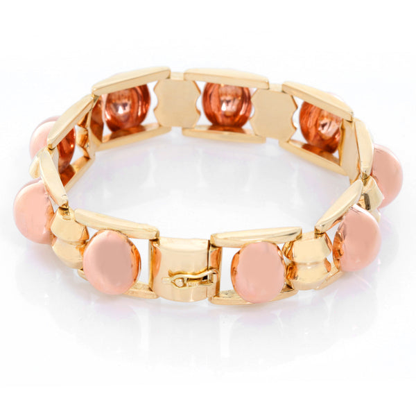 14K Yellow Gold and Rose Gold Bracelet