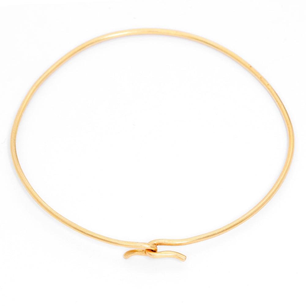 Cartier 18K Yellow Gold Slide on Banlge Size 7 1/2