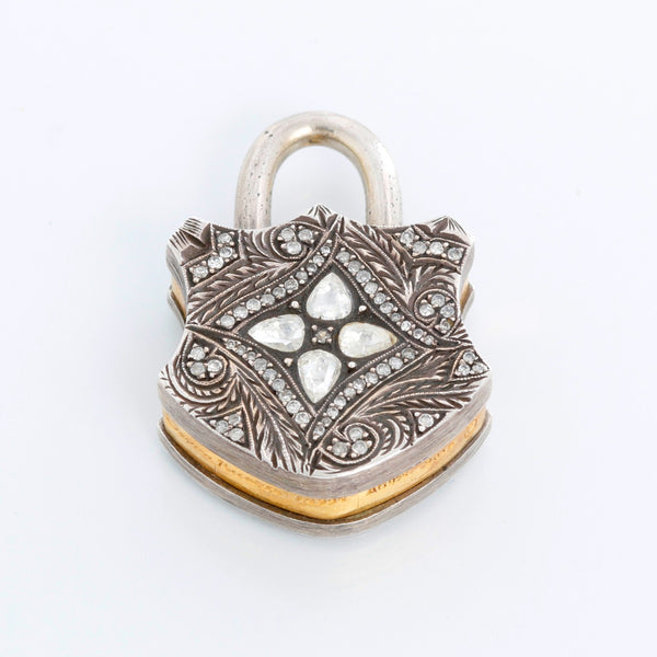 Sevan Biçakçi 24k Yellow Gold & Sterling Silver Starburst Lock