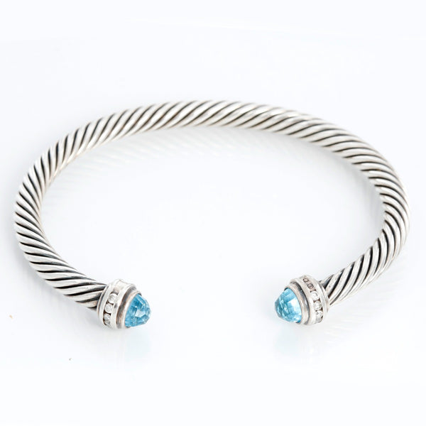 David Yurman Cable Classic Princess Bracelet with Diamonds 5 mm