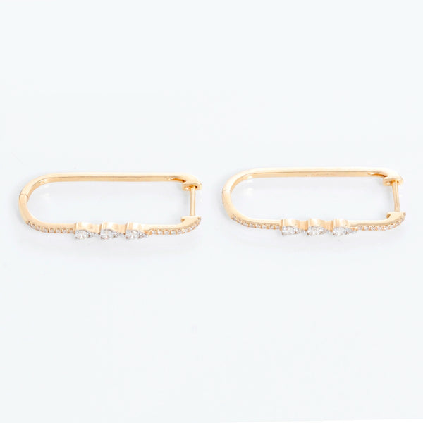 KC Designs 14K Yellow Gold Diamond Earrings