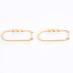 KC Designs 14K Yellow Gold Diamond Earrings
