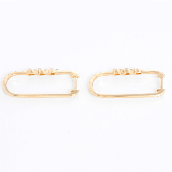 KC Designs 14K Yellow Gold Diamond Earrings