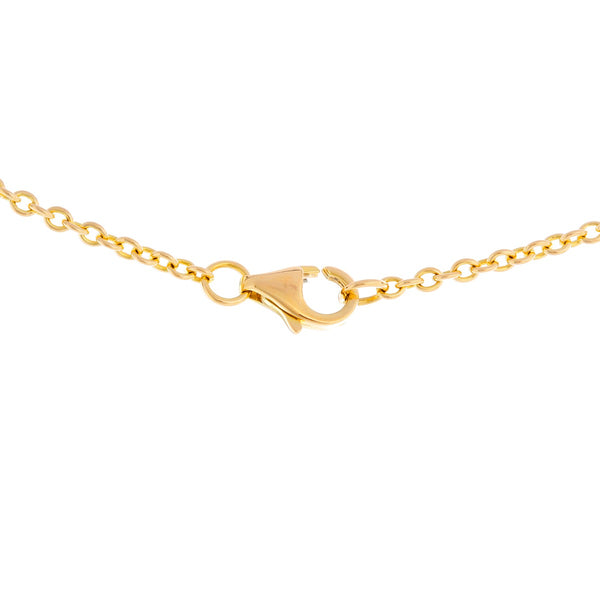 Cartier Love Interlocking Necklace 18K Yellow Gold