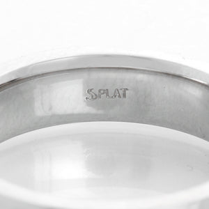 Brand New Platinum Flat Wedding Band 8.5
