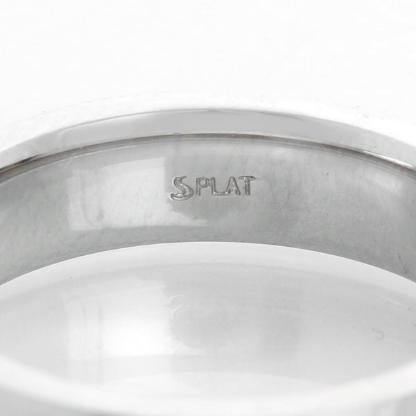 Brand New Platinum Flat Wedding Band 8.5