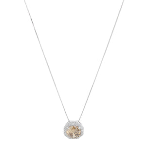 Exquisite 4.30 Carat Yellowish Brown Diamond Pendant